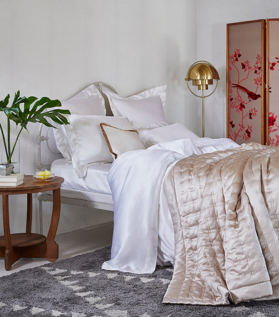 Gingerlily Windsor Silk Super King Duvet Cover 270cm x 270cm, UK version