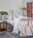 Gingerlily Windsor Silk Super King Duvet Cover 270cm x 270cm, UK version