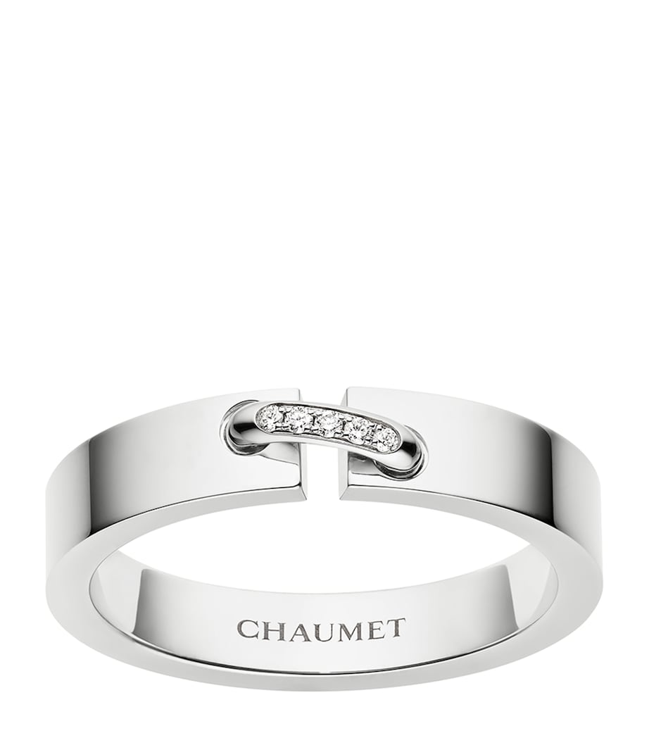 Chaumet Liens Évidence white gold diamond wedding band - British product