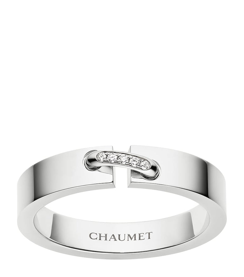 Chaumet Liens Évidence white gold diamond wedding band - British product