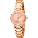 Roberto Cavalli pink ladies watch with stainless steel, UK version