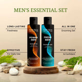 Erth Skin men's shower gel and shampoo duo 300ml, UK version
