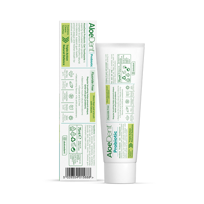 Aloe Dent Probiotic Zahnpasta Fluoridfrei 75ml