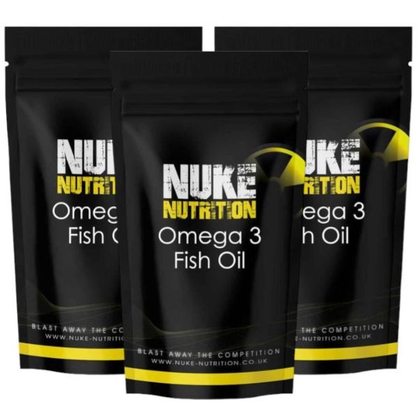 Nuke Nutrition Omega 3 Fish oil 1000mg Softgels-180ct GOODS Superdrug   