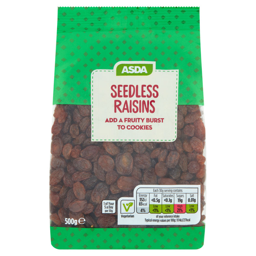 ASDA Seedless Raisins GOODS ASDA   