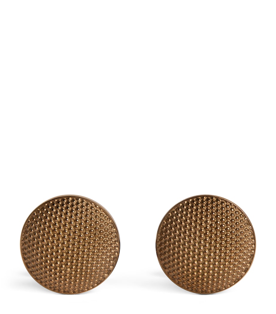 Giorgio Armani bronze-finish sterling silver cufflinks - British product