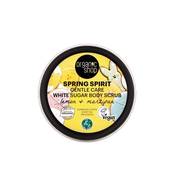 Organic Shop Spring Spirit White Sugar Body Scrub 250ml GOODS Superdrug   