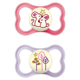 MAM Air Night Soother 16+M 2 Pack - Pink GOODS Boots   