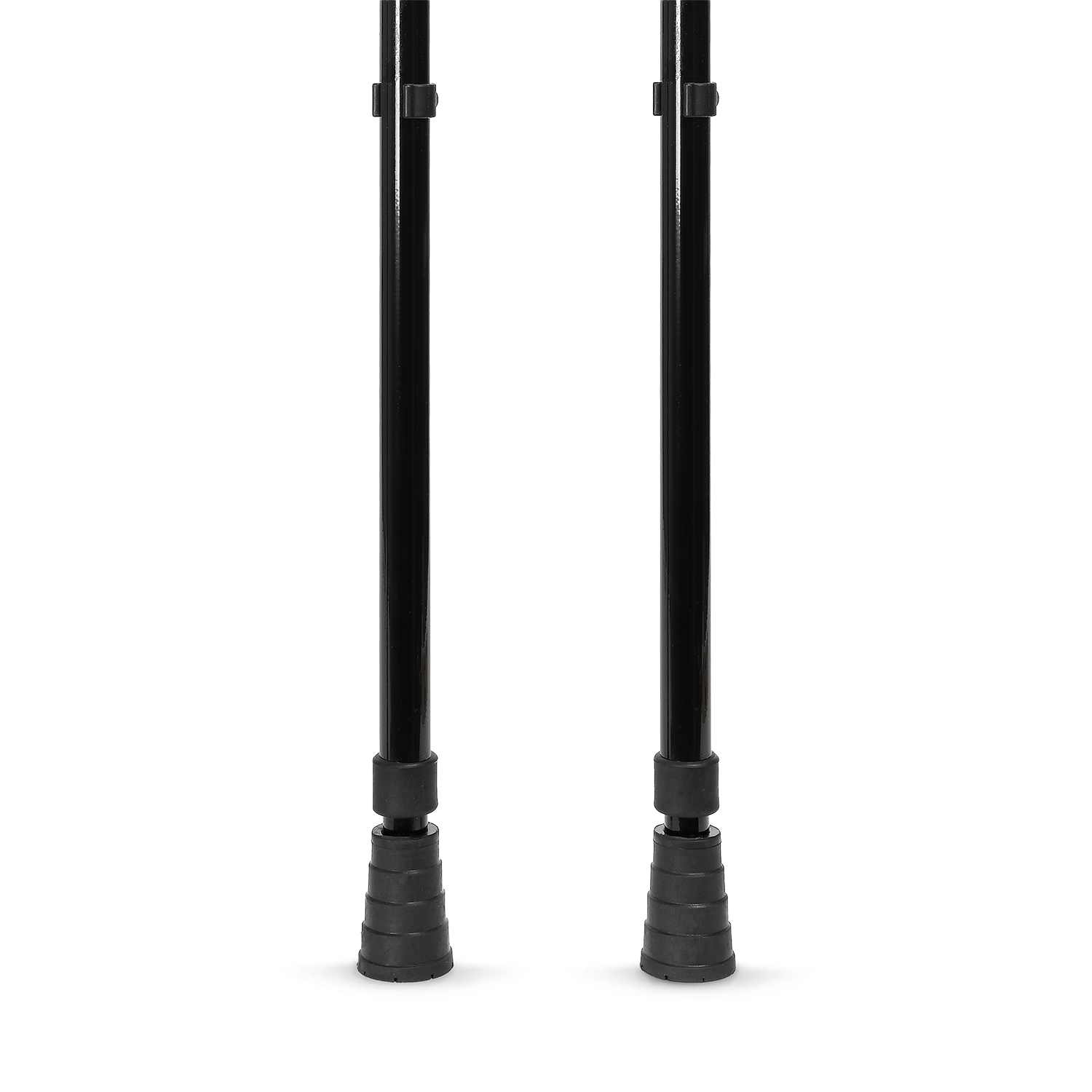 Cool Crutches black ergonomic forearm crutches adjustable (British brand)