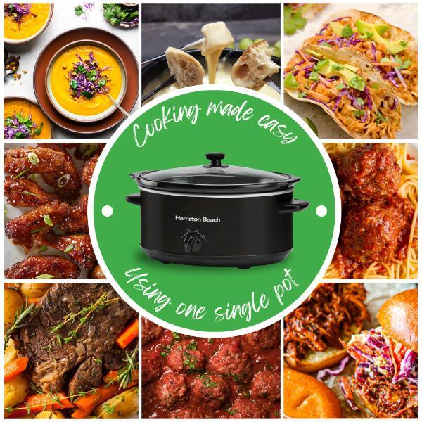 Hamilton Beach The Family Favourite slow cooker 6.5L - British product