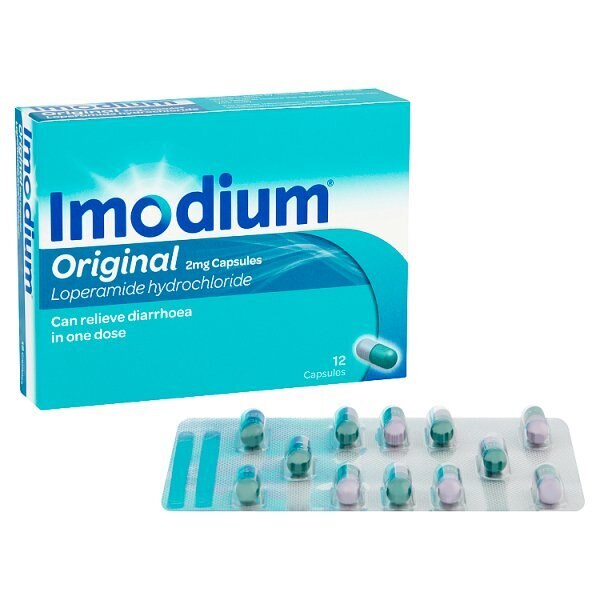 Imodium Original 2mg Diarrhoea 12 Tablets GOODS Superdrug   