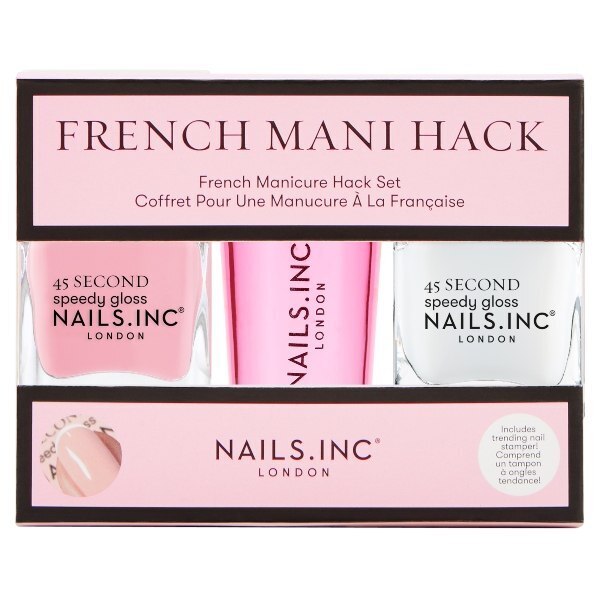 Nails.INC French Mani Hack Nail Polish Duo GOODS Superdrug   