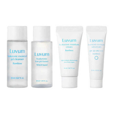 Superdrug Luvum Moisture Travel Kit Hydrating Skincare Set 4 Pieces- Buy online at McGrocer