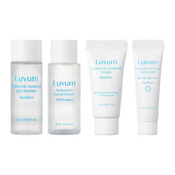 Luvum Moisture Travel Kit 4-piece set - British product