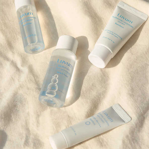 Luvum Moisture Travel Kit 4-piece set - British product