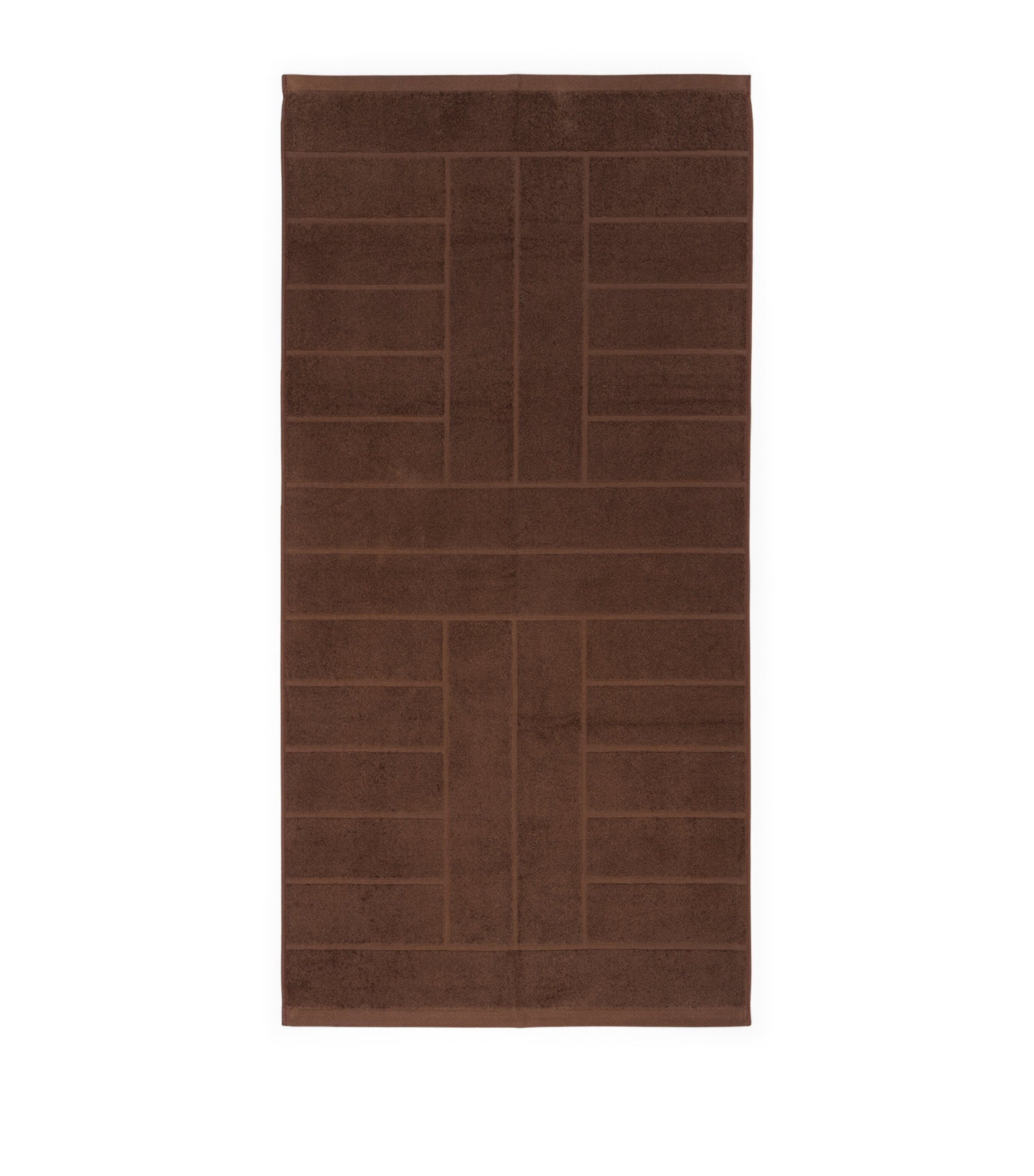 BAINA Jacquard Tile Bath Towel 40cm x 170cm - British product