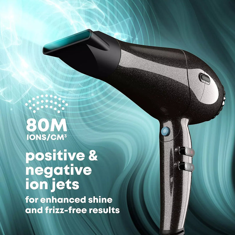 REVAMP Progloss Featherlite Ultra X Shine hair dryer black 2300W - British product