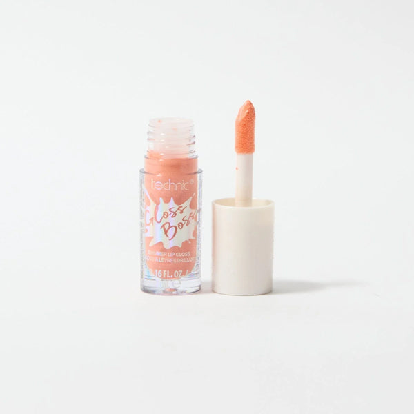 Technic Gloss Boss Shimmer Peach Sparkle gloss highlighter, UK version