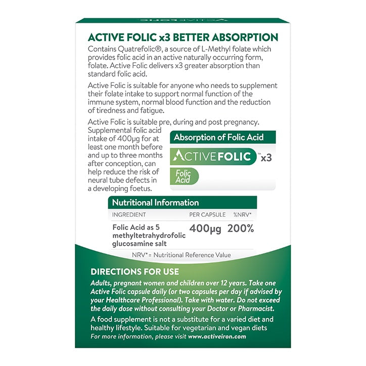 Active Folic 60 Capsules GOODS Holland&Barrett   