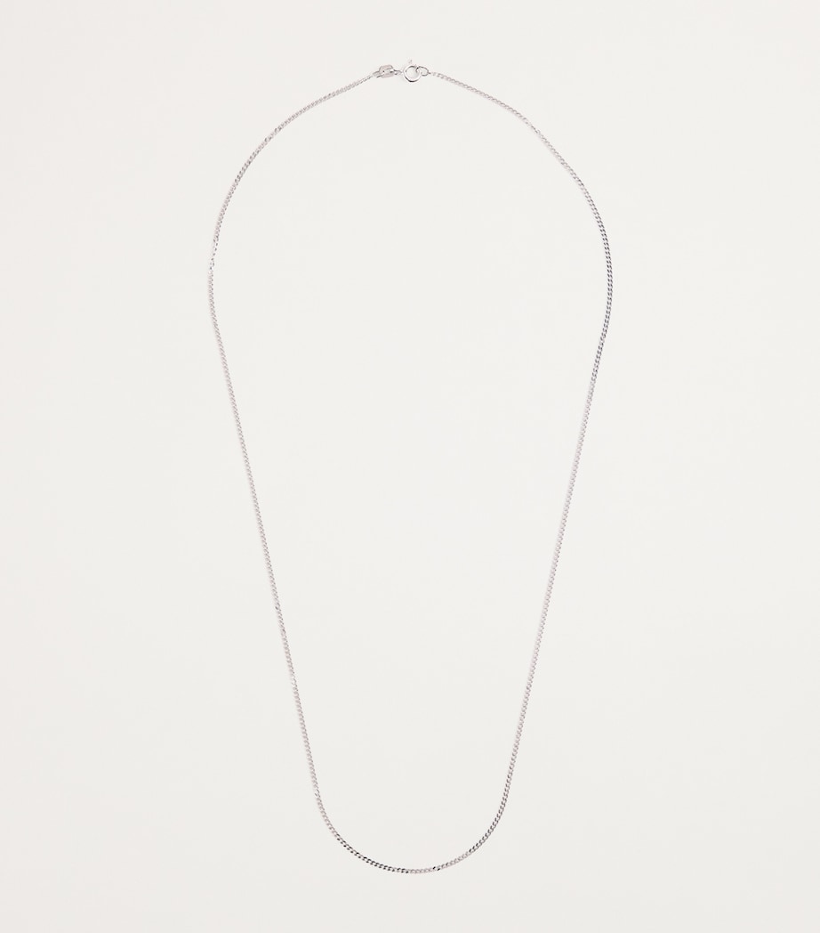 Astrid & Miyu Bold Miyu necklace in 9kt white gold (British brand)
