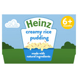 Heinz By Nature Creamy Rice Pudding 6+ Months Baby Food 4x100g baby meals Sainsburys   