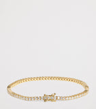 Harrods yellow gold and diamond tennis bracelet 2.00ct, UK version
