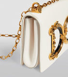 Dolce&Gabbana DG Girls cross-body bag leather baroque hardware, UK version