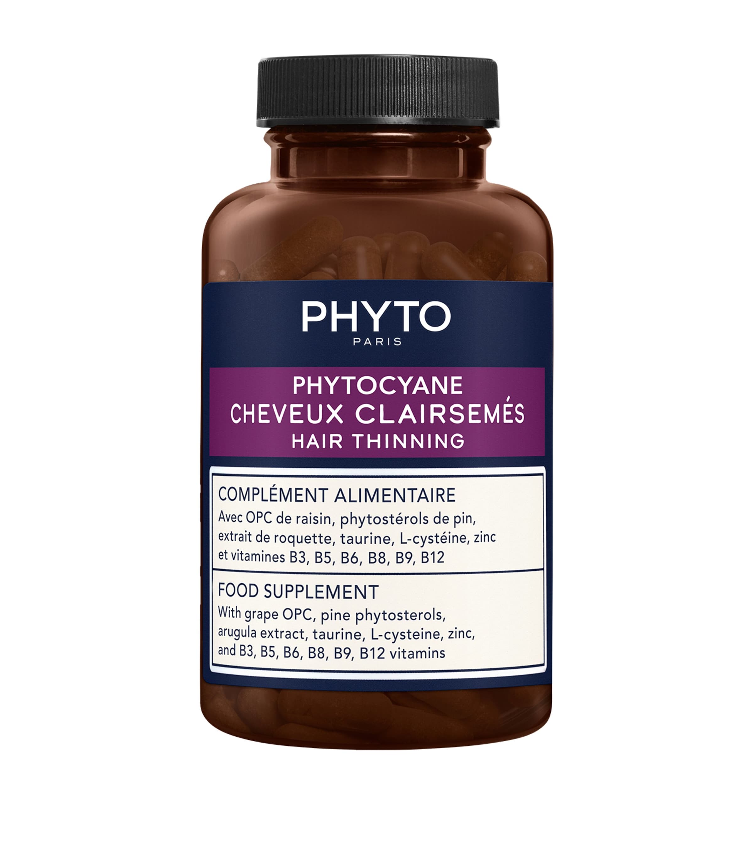 PHYTO Phytocyane hair thinning food supplement 84 capsules, imported from the UK