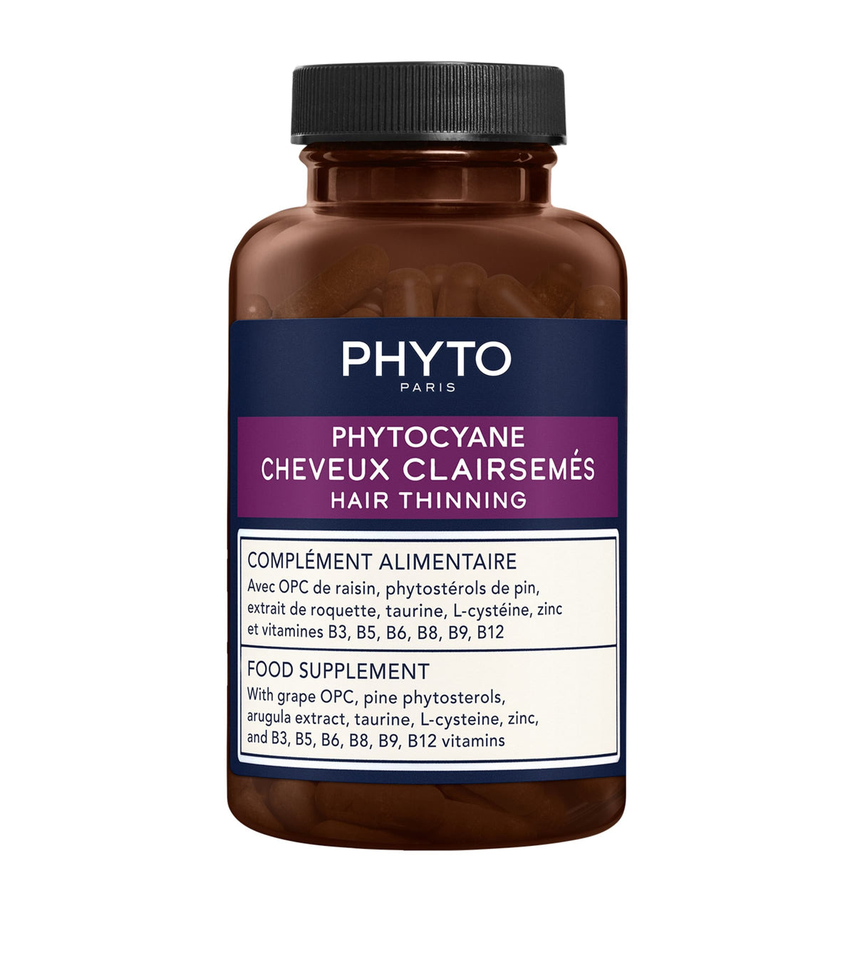 PHYTO Phytocyane hair thinning food supplement 84 capsules, imported from the UK