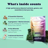 Extracted Multee multivitamin supplement 60 capsules, UK version