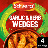 Schwartz Garlic & Herb Wedges Recipe Mix GOODS ASDA   