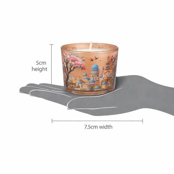 Candlelight Silk Road Jhangye votive candle duo, UK version