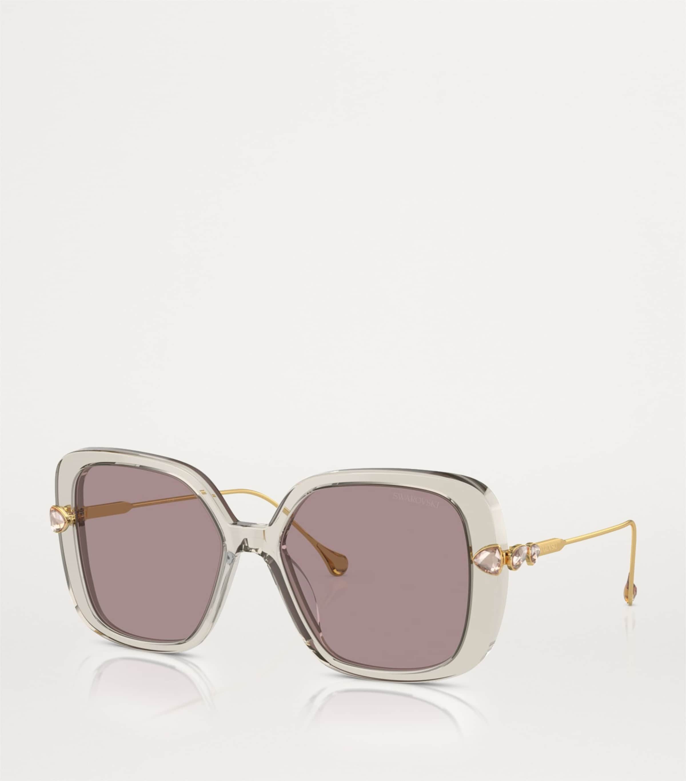 Swarovski oversized sunglasses (British brand)