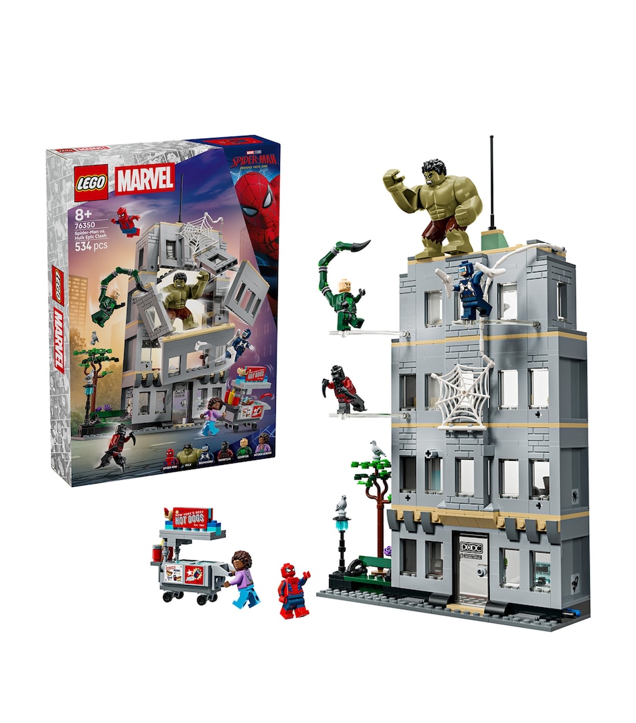Lego Marvel Spider-Man vs Hulk building set 76350, UK version