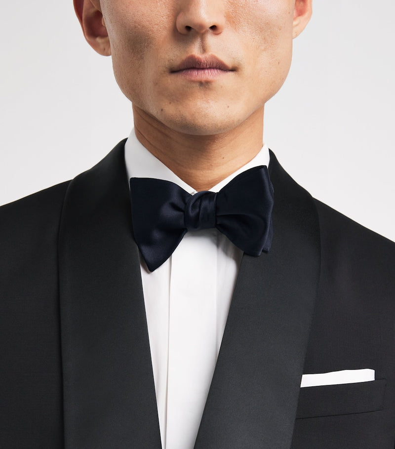 Brioni silk bow tie, imported from the UK