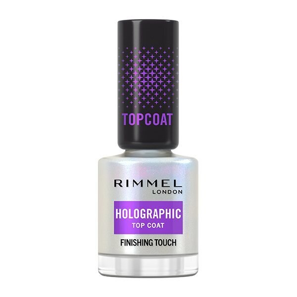 Rimmel Nail Effects Top Coat Holographic Top Coat 12Ml GOODS Superdrug   