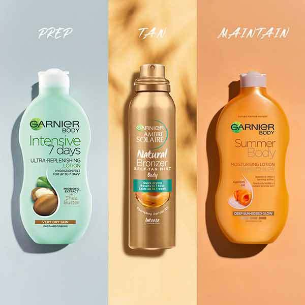 Garnier Prep Tan and Maintain Bronzing Bundle