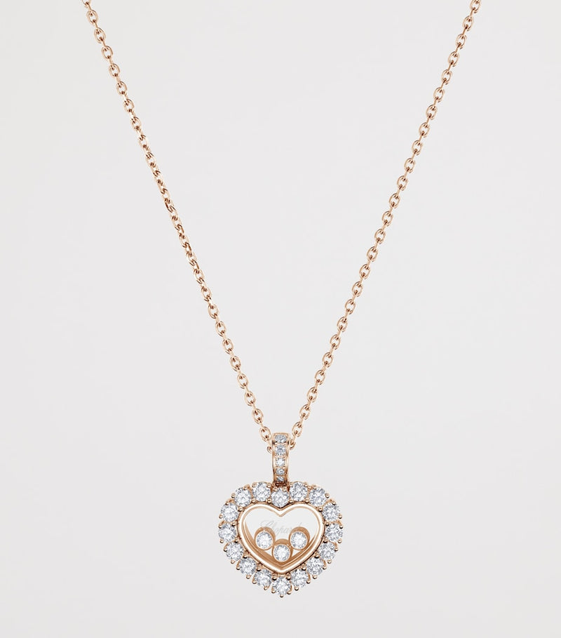Chopard Happy Diamonds pendant rose gold diamond - British product