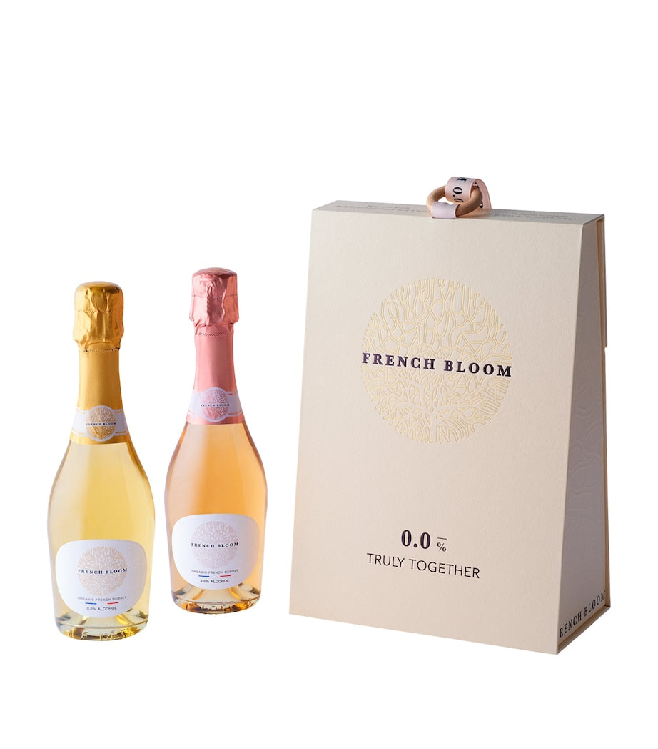 French Bloom Baby Bloom alcohol-free sparkling wine gift set - British product
