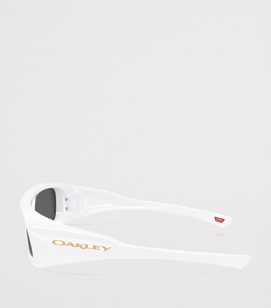 Oakley Permian Rectangle Sonnenbrille mit Prizm-Gläsern, importiert aus Großbritannien
