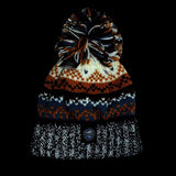 Superbobble bobble hat reflective Nordic knit Midnight Sun unisex, UK version