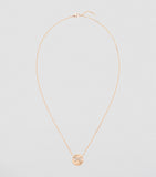 Chaumet small rose gold diamond pendant necklace (British brand)