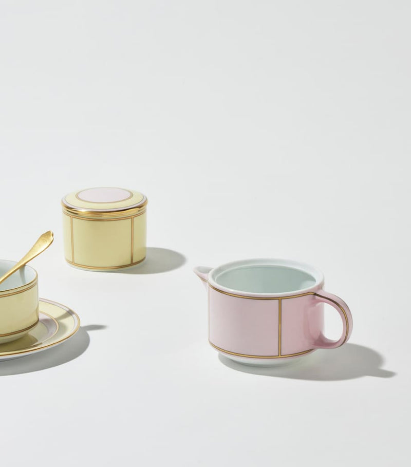 GINORI 1735 porcelain milk jug Rosa 300ml, UK version