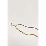 SVNX gold heart link necklace one size, imported from the UK
