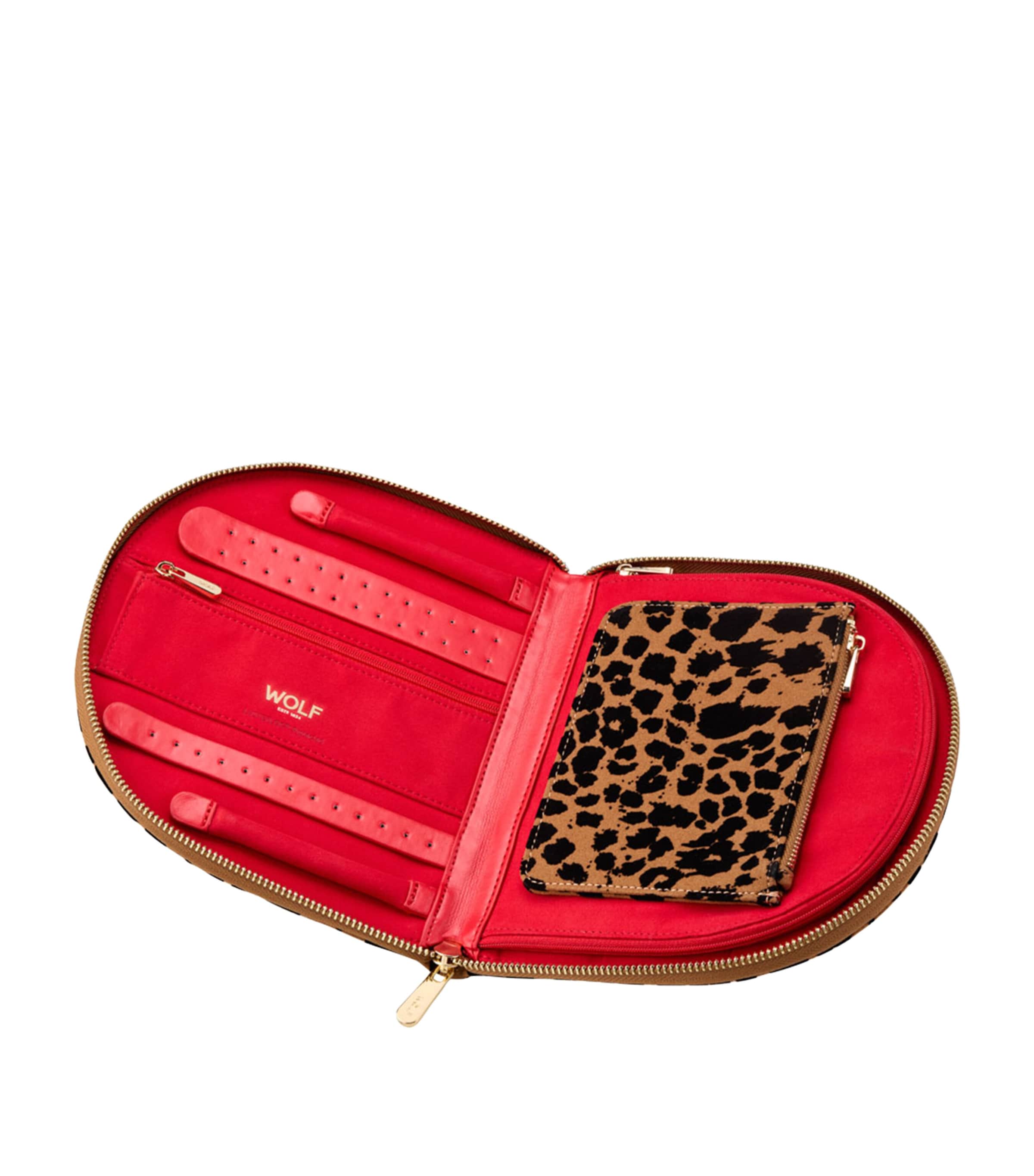 WOLF Nubuck Savanna travel jewellery portfolio, UK version
