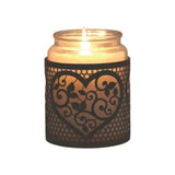 Aroma 3 in 1 tealight holder wax melt burner black heart, imported from the UK
