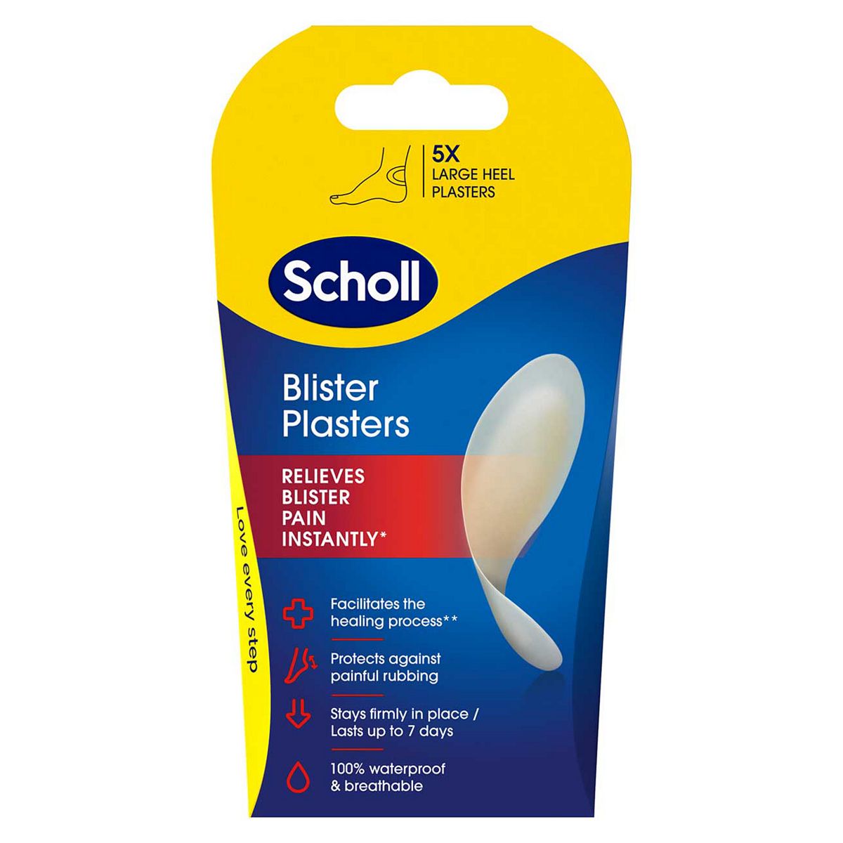 Scholl Heel Blister Plasters 5 Pack GOODS Boots   