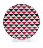 Prada Triangles charger plate 28cm, imported from the UK