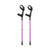 Cool Crutches purple ergonomic forearm crutches adjustable, imported from the UK