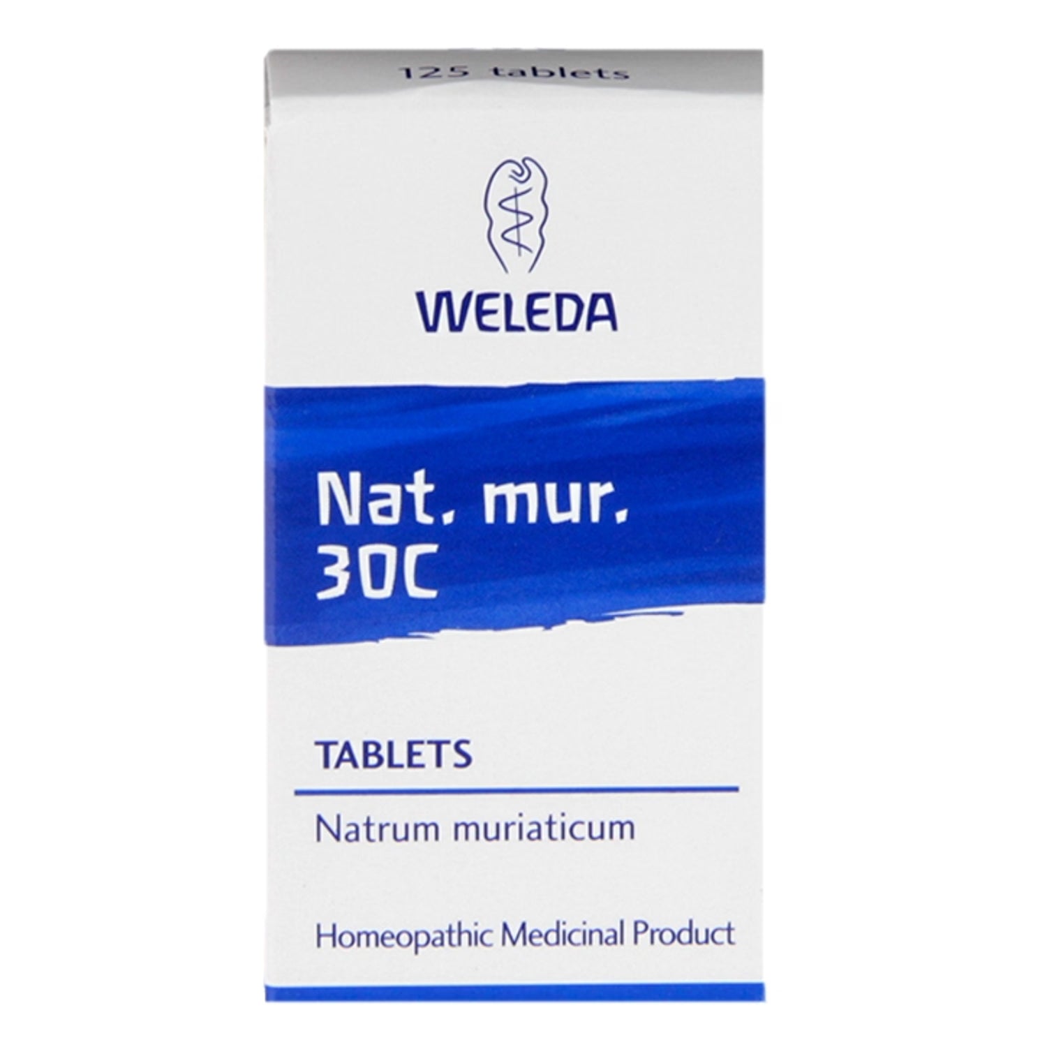 Weleda Nat. Mur 30c Homeopathic Tablets 125 Tablets (British brand)